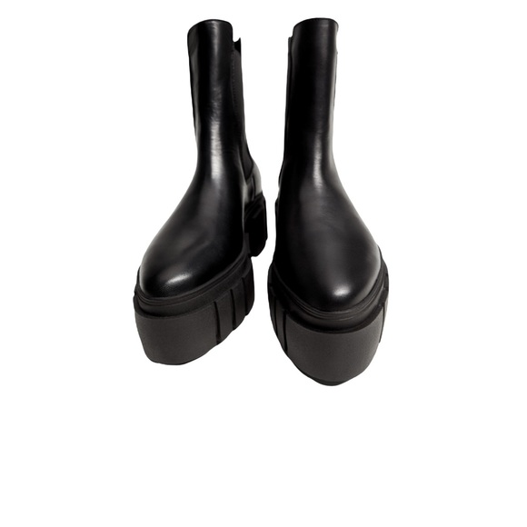 Ankle Boots Mango Boots Track Chelsea Leather Ankle Boots With